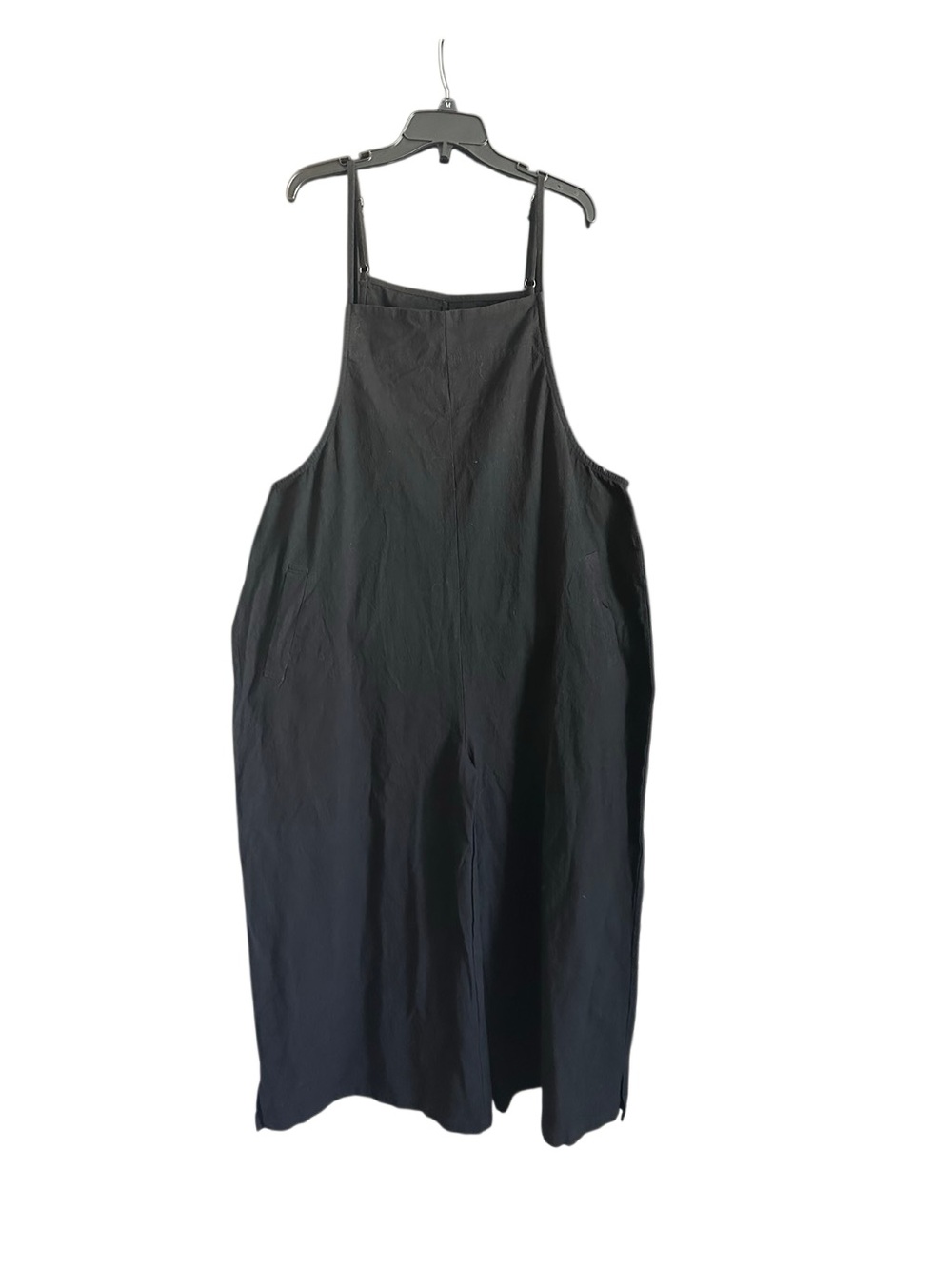 Amazon Brand Cotton/Linen Blend Wide Leg Overalls Jumpsuit. Size 2X - Picture 4 of 9